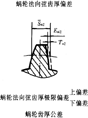 平面二次包絡環面蝸杆傳動精度蝸杆、蝸輪誤差的定義及代号