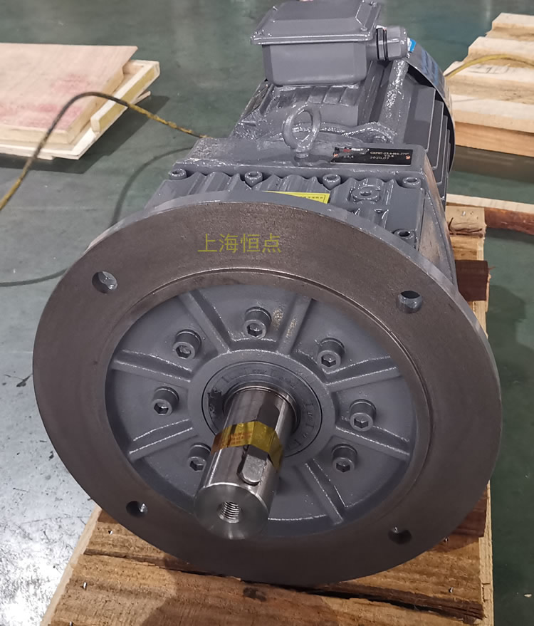 RF87減速機，立式安裝，輸入配電機，實物照片如下