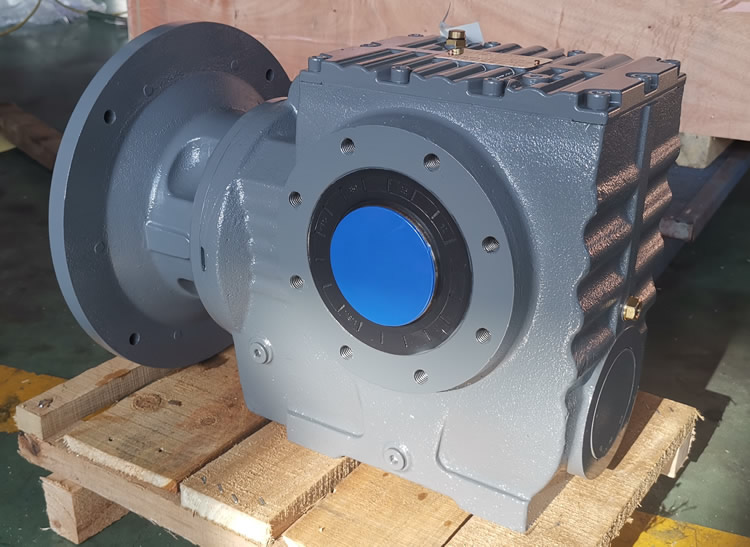 SA77減速機 輸入配圓法蘭電機端蓋 輸出通孔 通用件 